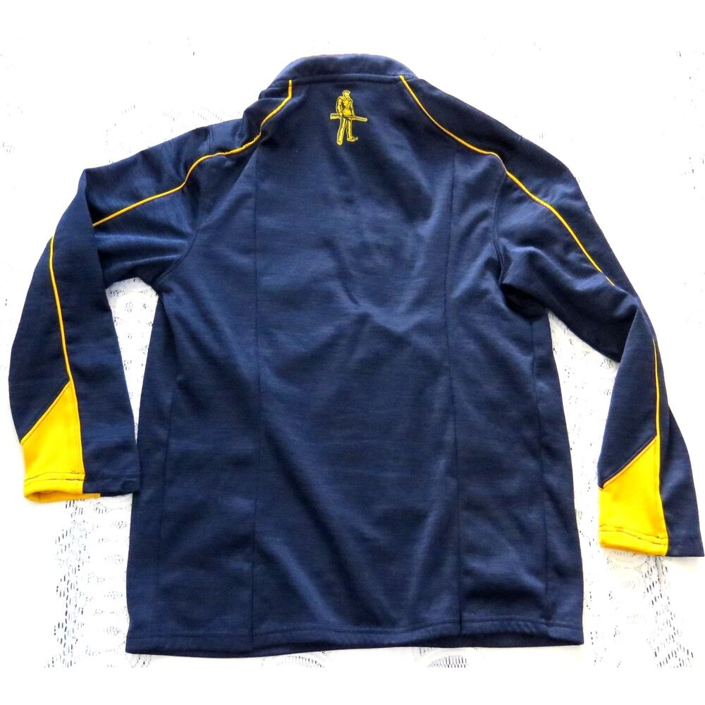 Colosseum Men's West Virginia Mountaineers Cameron 1/4 Zip Windshirt  XL EUC - Picture 7 of 10